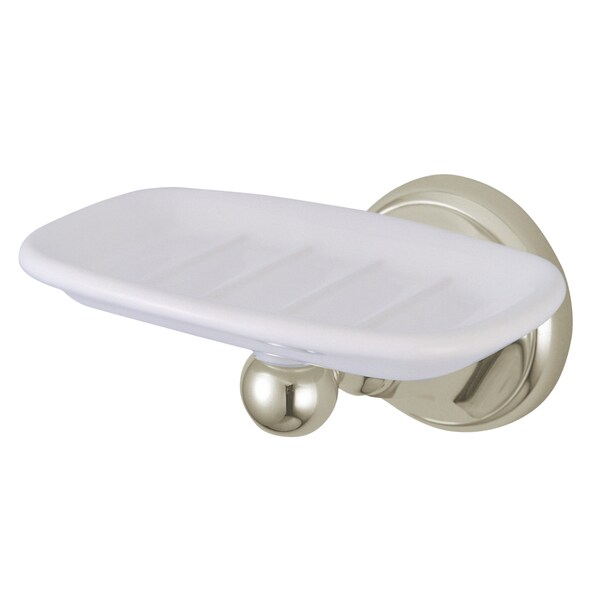 Metropolitan Wall Mount Soap Dish Holder, Brushed Nickel